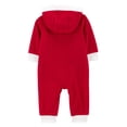thumbnail image 2 of Mameluco sin Pie Carter's Child of Mine Unisex 1 Pieza con Estampado de Muñecos de Nieve Talla 6-9 Meses Rojo, 2 of 4