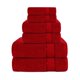 thumbnail image 1 of Juego de toallas de baño CRAFTBERRY Luxury, 100% algodón, 6 piezas, rojo, 1 of 6