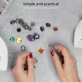 thumbnail image 4 of HAMPPLIES 500Pcs Assorted Color Resin Beads Round Loose Beads Perfect for Jewelry and Craft Making, 4 of 6