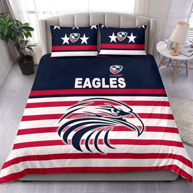 Juego de cama USA Rugby Eagles Simple Style - Azul marino