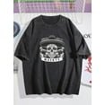 thumbnail image 2 of 230GSM Heavyweight Washed Vintage T-Shirt | Distressed Unisex Streetwear | Anime & Graphic Tees (Black), 2 of 9