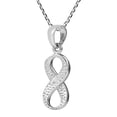 thumbnail image 2 of Love Forever Infinity Symbol Black Onyx .925 Silver Necklace, 2 of 6