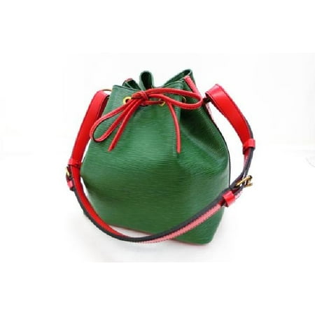 Bicolor Epi Leather Petit Noe Hobo 220701 (Best First Louis Vuitton Bag)