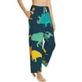 thumbnail image 2 of Balery Hand Drawn Seamless print Women's Pajama Pants,Ultra Lightweight Pjs,Lounge Pant-Small, 2 of 9