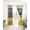 Yellow, variant on Red Grey Blackout Curtains 39 Inches Long for Bedroom, Vintage Stripe Farmhouse Wood Grain Ombre Thermal Insulated Room Darkening Black Out Window Curtain Panels Grommet Drapes for Living Room