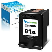 InkWorld Remanufactured 61XL Ink Cartridge Replacement for HP 61 Used for Envy 4500 4502 5530 4501 DeskJet 2541 2512 1512 2542 2540 2544 3000 3052a 1055 3051a 2548 OfficeJet 4630 Printer (1 Black)