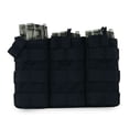 thumbnail image 4 of Camuflaje Sólido Triple Revista Bolsa Nylon Molle Caza al aire libre Senderismo Accesorios de utilidad Bolsa de almacenamiento Speravity HW4753-02, 4 of 7