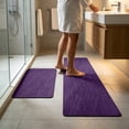 thumbnail image 6 of Stone Bath Mat, Diatomaceous Earth 2-Piece Set, Non-Slip Rubber Backing, Super Absorbent Quick Dry Stone Shower Mat, 47.2"X15.7" and 23.6"X15.7", for Bathroom and Shower Floor., 6 of 6