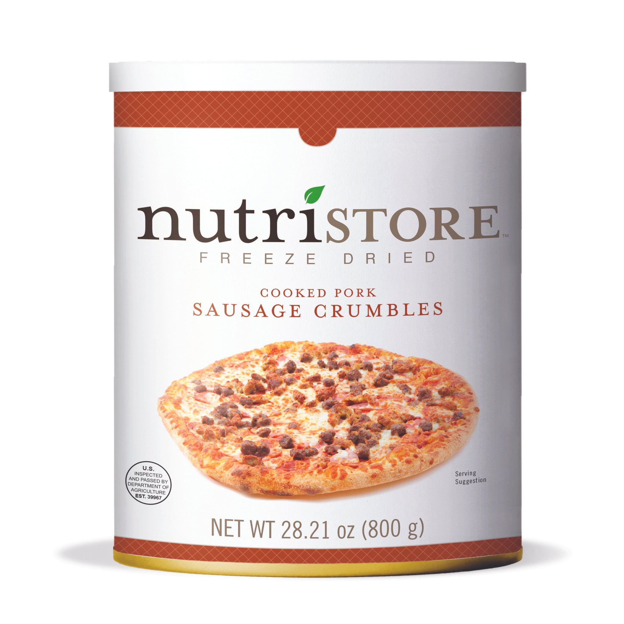 Nutristore FreezeDried Sausage Crumbles No. 10 Can