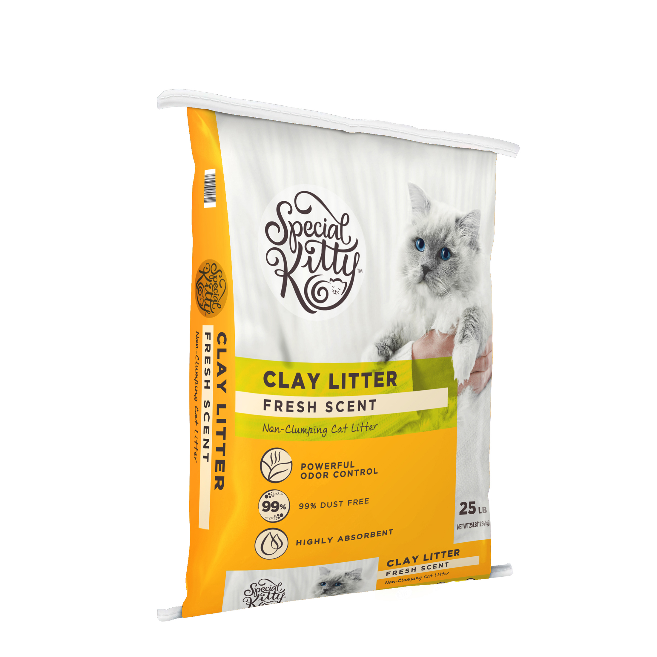 Special Kitty Non-Clumping Clay Cat Litter, Fresh Scent, 25 lb photo 4