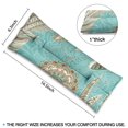 thumbnail image 4 of Indian Boho Paisley Seatbelt Cushion - Mastectomy Pillow for Car with Pressure Relief - Post Breast Surgery Plush Recovery Pad, 4 of 7