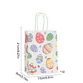 thumbnail image 3 of Yooshoverk Easter Linen Drawstring Candy Bag - Bunny & Egg Print Children’S Gift Bag For Treats & Party Favors Multicolor-A 8.27X4.28In, 3 of 6