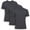 Gray, variant on Bamboooven Men’s Bamboo Crew Neck Undershirt – (3 Pack)