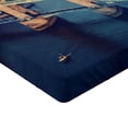 thumbnail image 2 of Ambesonne London Fitted Sheet, Vintage British River UK, Queen Size, Multicolor, 2 of 3