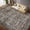 Brown, variant on Large Area Rug Vintage Distressed Living Room Rug 10x13 Washable Stain Resistant Throw Carpet with Non-Slip Backing Low Pile Ultra-Thin Floor Cover for Nursery Apartment,Red