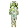 thumbnail image 4 of Keroppi Unisex Onesie Pajamas Zipper Jumpsuit Hooded One Piece Sleepwear for Family Mens Womens, 4 of 8