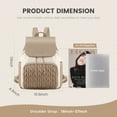 thumbnail image 5 of Lovevook Mini Backpack Purses for Women,Small Cute Backpack for Daily College Shopping Travel, 5 of 6