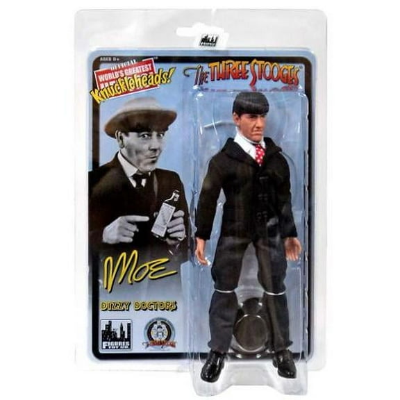 The Three Stooges Dizzy Doctors Moe 8" Action Figure