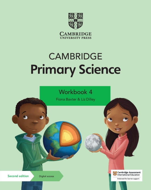 cambridge primary science cambridge primary science workbook 4 with digital access 1 year other walmart com