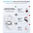 thumbnail image 2 of Auriculares Boytond Ultra Open Ear con clip, impermeables, plateados, 2 of 7