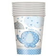 thumbnail image 3 of 9oz Paper Blue Elephant Baby Shower Cups, 8ct, 3 of 3