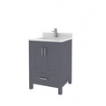 thumbnail image 3 of Ayna Decors Rooh 24 Inch Charcoal Grey Bathroom Vanity Cabinet Only, Brushed Nickel Hardware, AVR24CG0002, 3 of 10