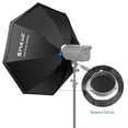 thumbnail image 3 of PULUZ 95cm/37.4in Quick Release Octagon Softbox with Bowen Mount And 8 Support Rods for Photography, 3 of 7