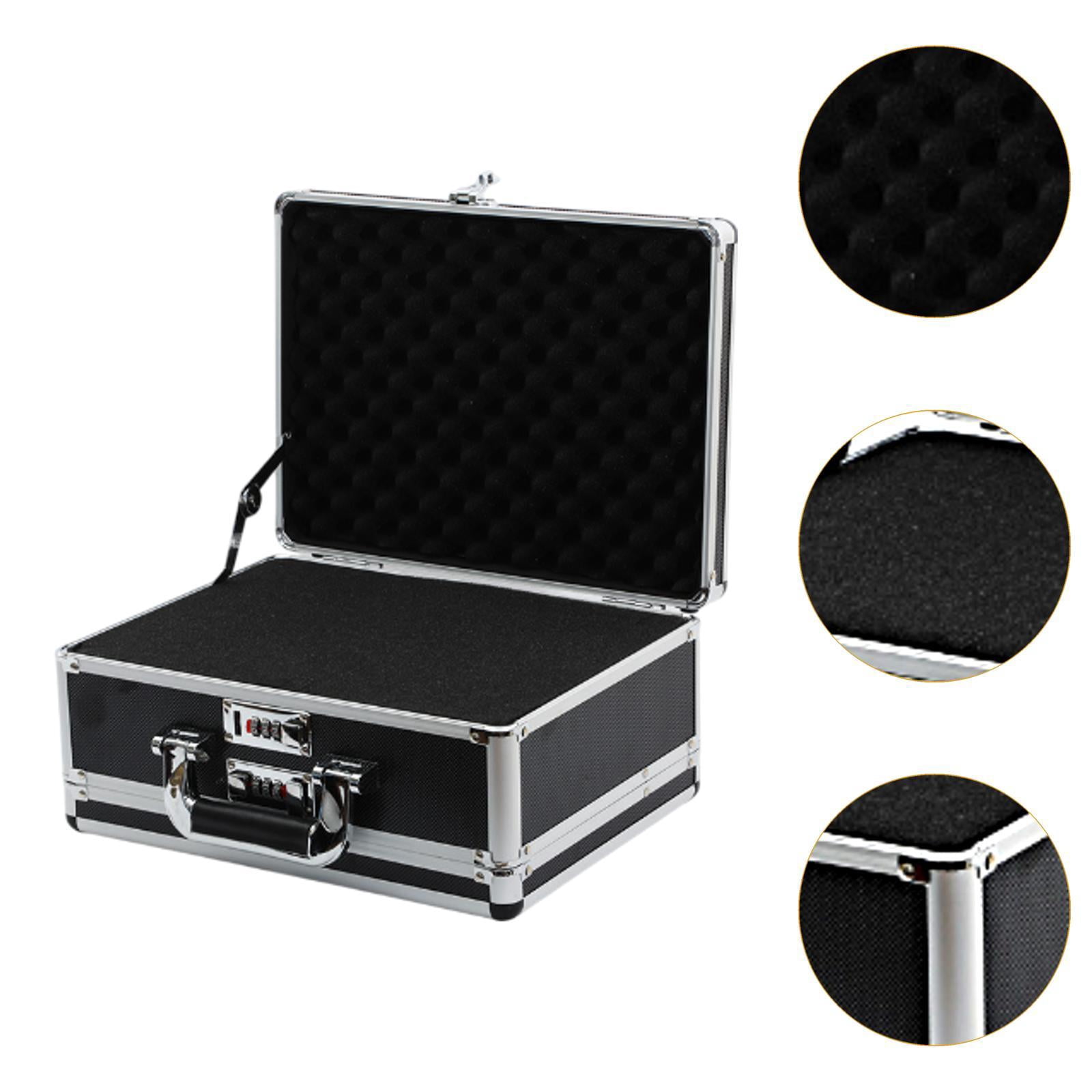 Bothyi Aluminum Alloy Case Password Briefcase Lockable Box Secure for Business Home