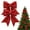 Red 2PCS- 6*4.7IN, variant on Glitter Bow Ornament - 1PCS Gold Sequin Bows Hanging Ornaments for Christmas,New Year,Party,Wreaths,Tree,Wall,Indoor & Outdoor Decorations,Christmas Decorations,8*6IN