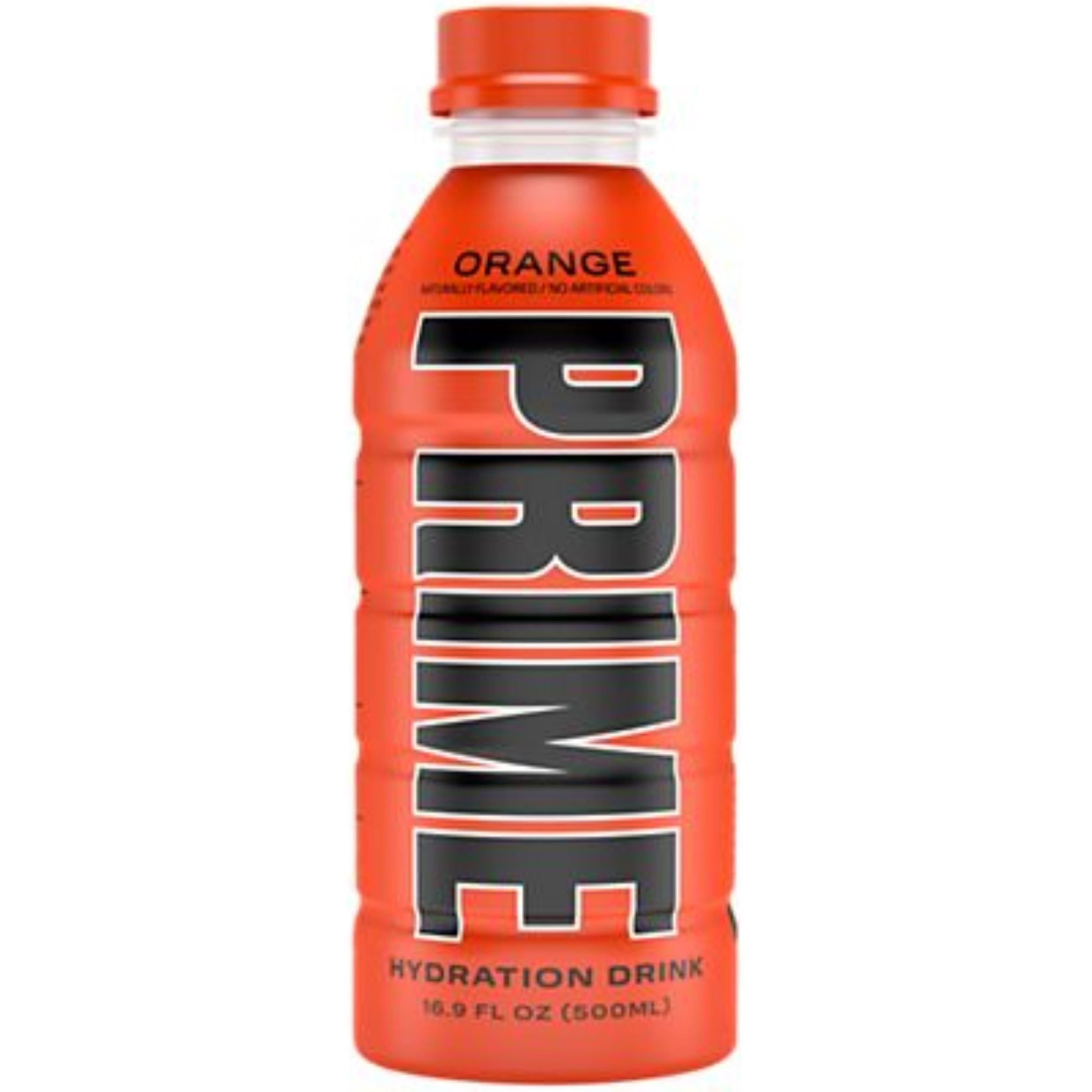 Prime Hydration Drink Orange 16.9oz Bottles, Quantity of 12