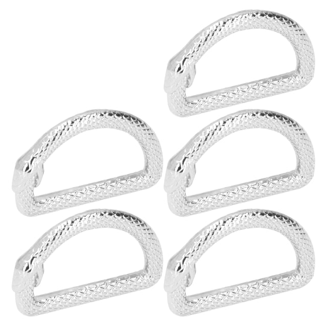 Metal Buckle5Pcs D Rings Zinc D Rings Buckle Small D Rings Compact and Lightweight