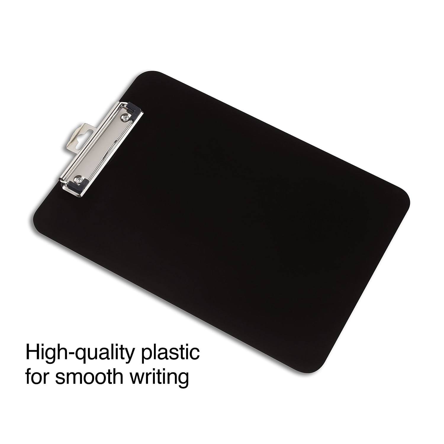 Staples Plastic Clipboards Letter Size Black 12/Carton ST23143/23143VS
