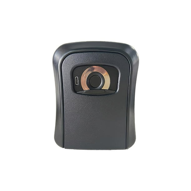 Sidaley Caja de bloqueo de llave de huella digital con control Bluetooth Caja de almacenamiento de llave montada en la pared Fácil de usar Estuche de Electrónica