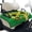 Jamaica Flag Green, variant on Xixirimido Golf Cart Seat Cover Quilted Golf Cart Seat Towel Blanket with 4 Pockets Fit for 2 Person Seats Carts Portable Travel Friendly Easy Carrying, Hummingbird Vibrant Tropical Flowers