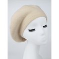 thumbnail image 4 of YooGuoGuo Womens Winter Beret Hat, Angora Knitted Beanie Cap Fall Winter French Classic Beret, 4 of 7