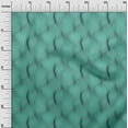 thumbnail image 3 of oneOone Cotton Flex Turquoise Blue Fabric Moire Sewing Craft Projects Fabric Prints By Yard 40 Inch Wide-IE, 3 of 4