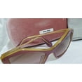 thumbnail image 3 of Miu Miu Miu Sunglasses Logo Cat Eye Mix Metal Combination Brown *Djc2057, 3 of 6