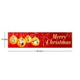 thumbnail image 3 of Moocorvic Christmas Banner Outdoor - 98.42x19.68 Inches, Christmas Front Porch Trim, Christmas Yard Banner, Christmas Yard Trim, 3 of 6
