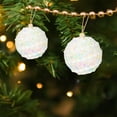 thumbnail image 6 of CuiLiyq 3 Pcs Christmas Ornaments Set, Christmas Tree Ornaments Shatterproof Xmas Balls, for Holiday Wedding Party Christmas Tree Decoration (White), 6 of 6