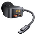 thumbnail image 1 of Carregador de Carro ANEXTIDE USB C Retrátil 93W de Carregamento Rápido, 1 of 7