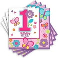 thumbnail image 2 of Sweet 1st Birthday Girl Luncheon Napkins (36 Pack) - Party Supplies, 2 of 2
