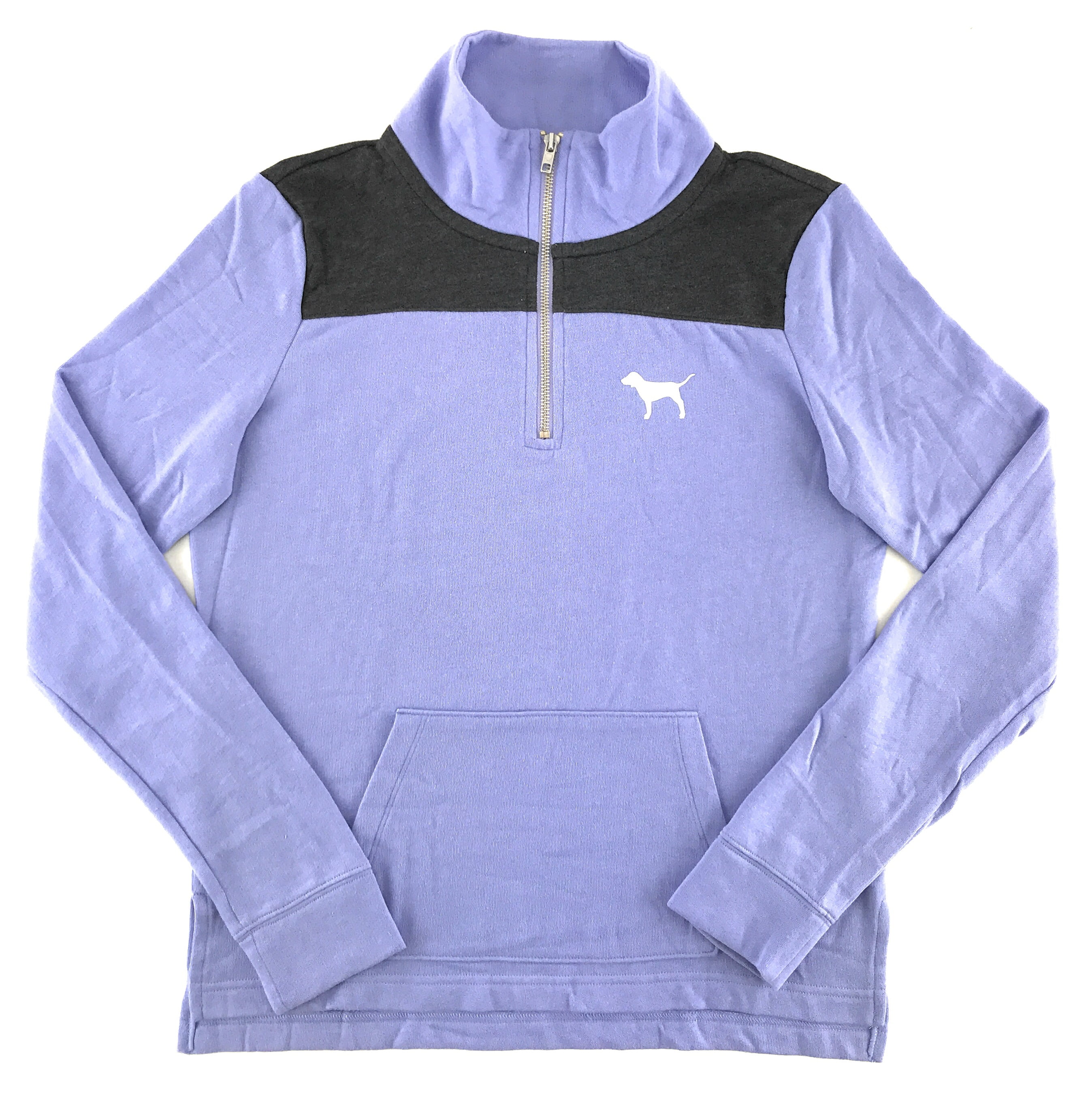 victoria's secret pink quarter zip hoodie