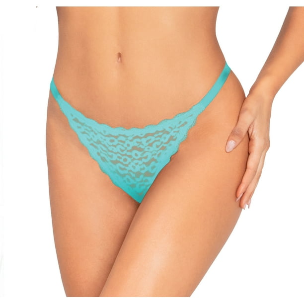 Lacy Line Lacy Line Sexy Leopard Mesh Cheeky Panties