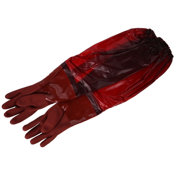 unbranded Guantes Impermeables Para Hogar De Tendón Resistente Marrón Con Protección Pinchazos Y Frío