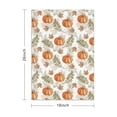 thumbnail image 3 of Cozy Fall Kitchen Towels 2-Pack - Pumpkin & Maple Leaves Absorbent Hand Towels for Farmhouse, 3 of 3