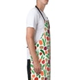thumbnail image 3 of Picia Vegetables Waterproof Apron for Unisex Adult - Adjustable Bib Apron with Pockets, Ideal for Cooking, Gardening, Painting, and Household Chores, 3 of 9