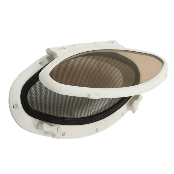 Boat Portlight Window, Acrylic Glass Deformation Oval Shape Boat Portlight Hatch Window Internal Opening With Switch Handle For Yacht