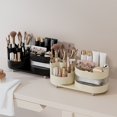 thumbnail image 4 of Caja de Almacenamiento de Cosméticos Giratoria de Escritorio, Cómoda de Gran Capacidad con Compartimento para Maquillaje, Sombras de Ojos y Lápiz Labial. Estante B, 4 of 5
