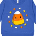 thumbnail image 3 of Inktastic Cute Halloween Candy Corn Toddler Sweatshirt, 3 of 4