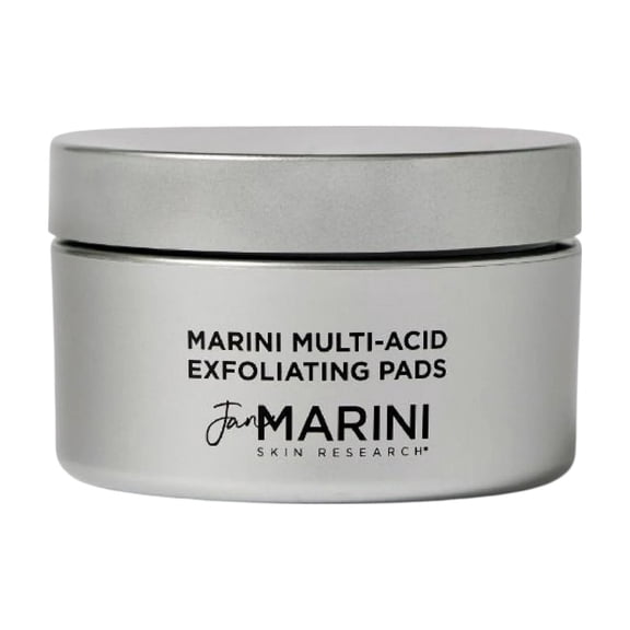 Jan Marini Skin Research Marini Multi-Acid Exfoliating Pads - At-Home Skin Health Peel - Brightening & Exfoliating Skincare Solution with Glycolic, Salicylic, Mandelic & Lactic Acid - 30 Pads